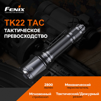 Фонарь Fenix TK22TAC